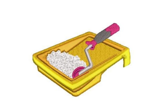 A Designer’s Hands-On Review of the Paint Roller & Tray Embroidery File