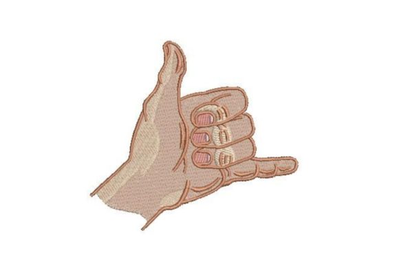 A Professional Embroidery Designer's Review of the Shaka Sign Design