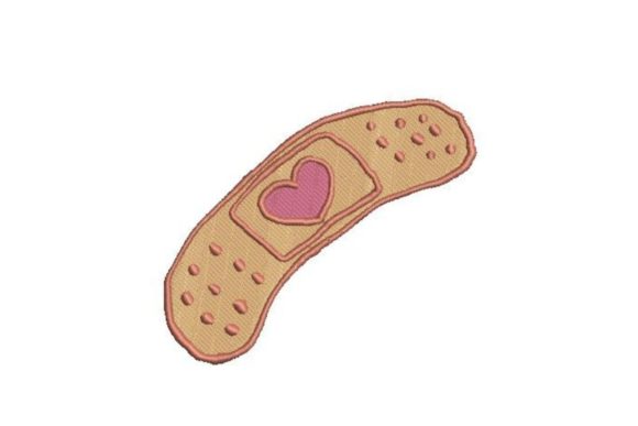 Bandaid with Heart: A Cute and Functional Embroidery Design