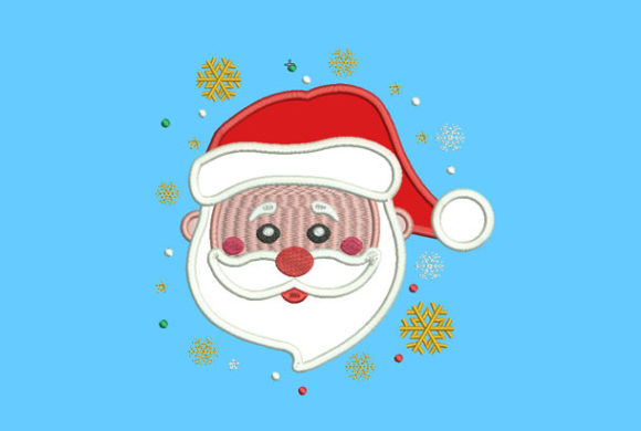 Crafting Christmas Magic: A Santa Claus Embroidery Design Review