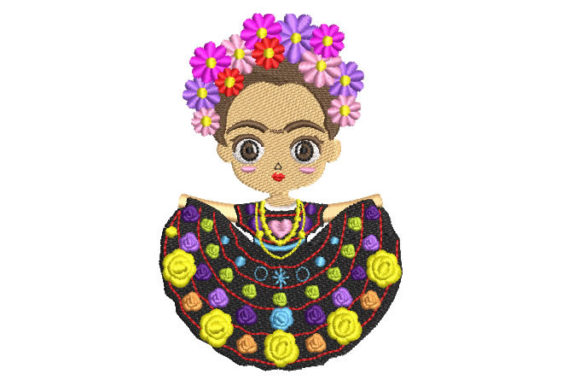 Doll with Skirt: Seasonal Embroidery Design Review