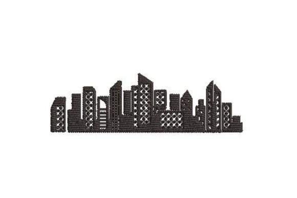 Embroidery Designer Review: Basic Cityscape for Apparel