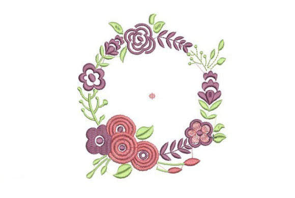Seasonal Elegance: Embroidery Designer Review of Crown of Flowers