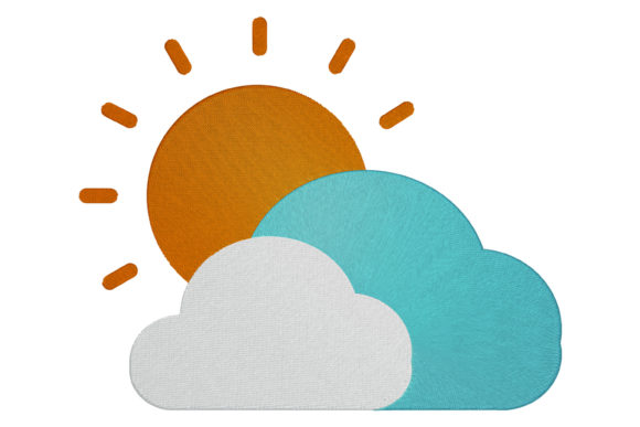 Sun and Cloud Embroidery Design: Craft Fair Review