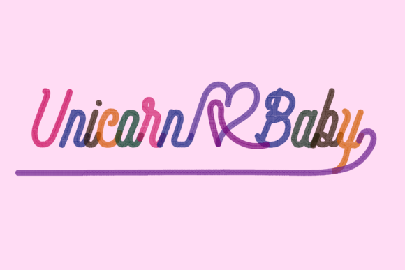 Unicorn Baby Lettering: A Designer's Review for Apparel