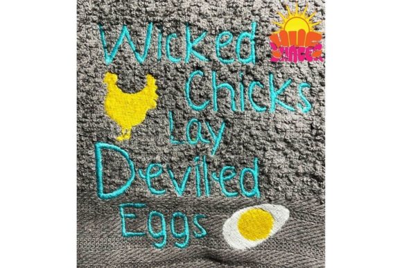 Wicked Chicks: A Hilarious Holiday Embroidery Asset